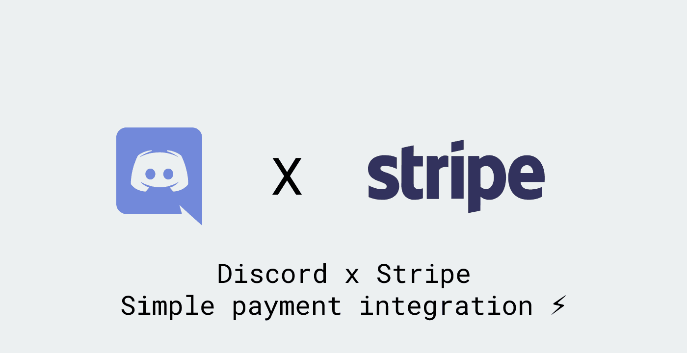 Discord x Stripe : Simple payment integration ⚡️